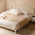Kemi Cream Tulip Poplar Painted Harp Bed Frame