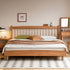 Kemi Natural Solid Cherry Harp Bed Frame