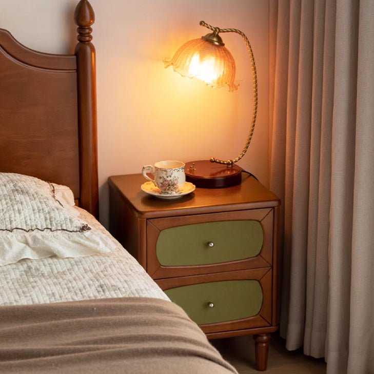 Kinna Rustic Design Tulip Poplar Bedside Table