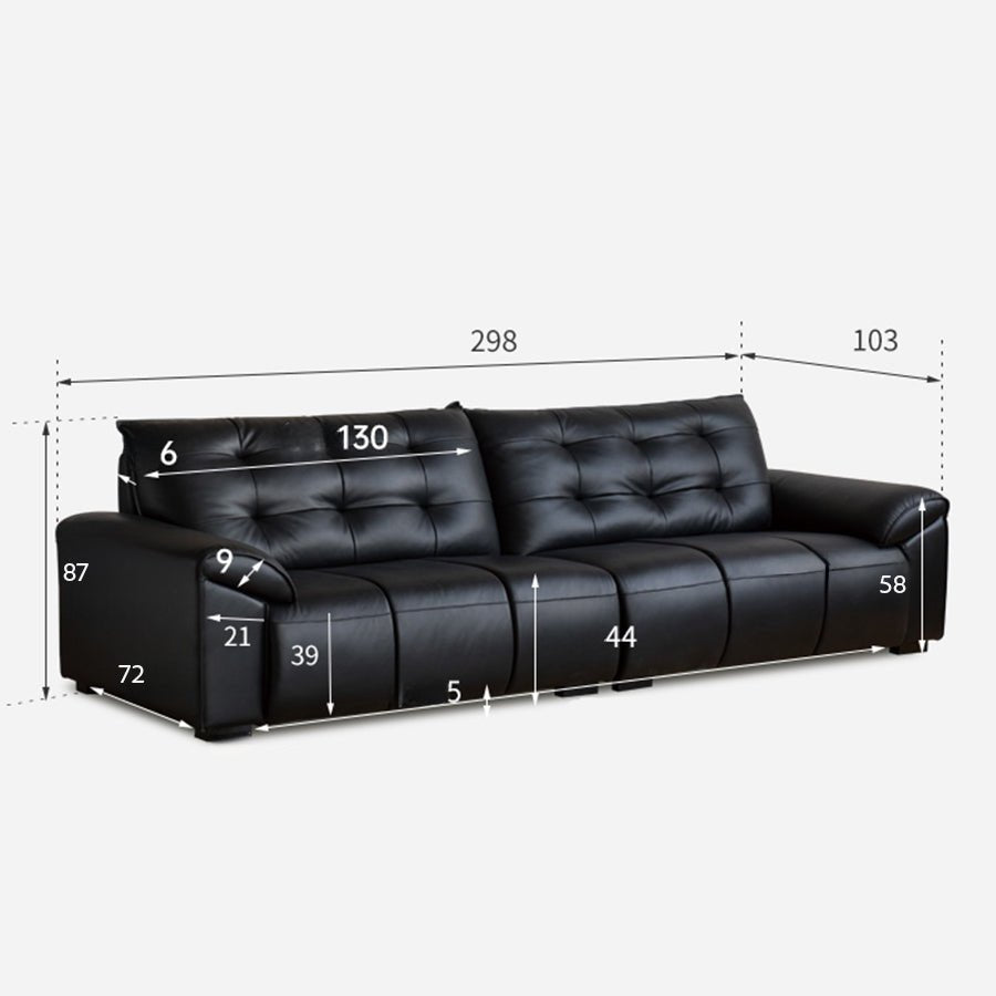 Kirkel Genuine Leather Sofa | Oak Furniture Store