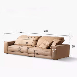 Kiruna Tech Fabric Sofa - Oak Furniture Store