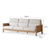 Kloten Natural Solid Ash Sofa | Oak Furniture Store