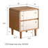 Korge Natural Solid Oak Bedside Table