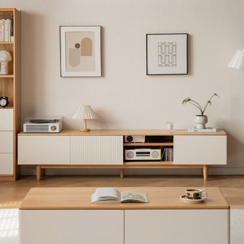 Korge Solid Oak Entertainment Unit – Oak Furniture Store Australia