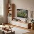 Korge Solid Oak Floor Standing Entertainment Unit