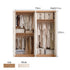 Korge Solid Oak Wardrobe