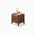 Kusel Natural Solid Oak Bedside Table - Oak Furniture Store