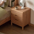 Kusel Natural Solid Oak Bedside Table | Oak Furniture Store