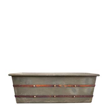 La Terre Rectangular Planter Fossil LPA24FO - Oak Furniture Store