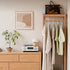Lahti Natural Solid Oak Coat Rack - Oak Furniture Store