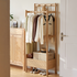 Lanester Natural Solid Ash Coat Rack