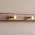 Lanester Natural Solid Walnut Coat Rack