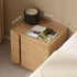 Laredo Natural Solid Ash Bedside Table