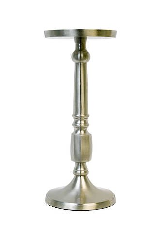 Large Aluminium Pillar Candle Holder FCH783L - Oak Furniture Store