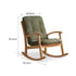 Larvik Natural Solid Oak Fabric Rocking Chair