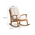 Larvik Natural Solid Oak Fabric Rocking Chair