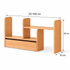 Lathum Natural Solid Beech Desktop Shelf