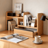 Lathum Natural Solid Beech Desktop Shelf