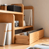 Lathum Natural Solid Beech Desktop Shelf