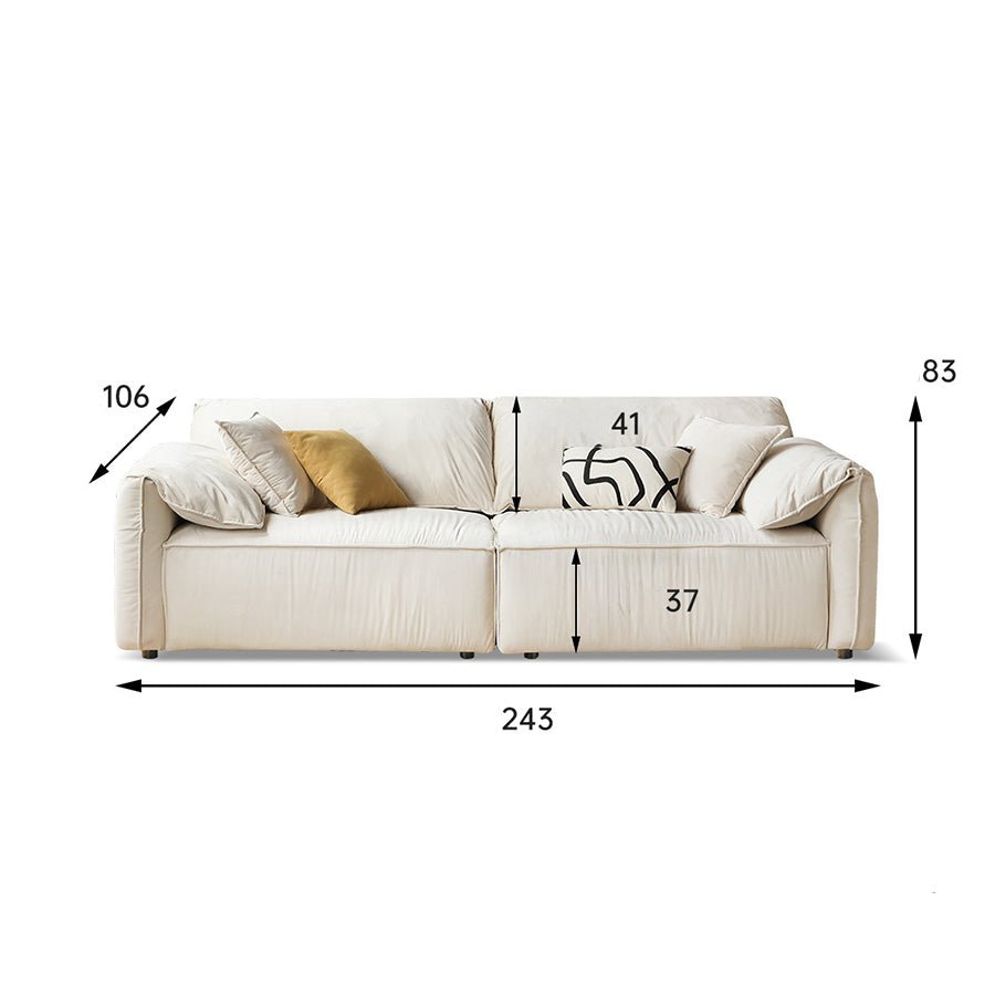 Launac Microsuede Sofa