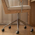 Lecca Natural Solid Oak Office Chair