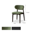 Leese Solid Oak Dining Chair in Charcoal Finish for dining rooms, kitchen tables, and café-style seating
