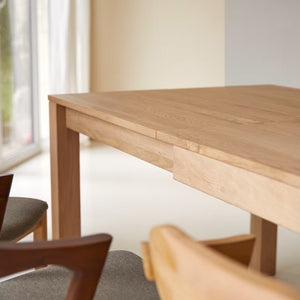 Leiden Natural Solid Oak Extending Dining Table - Oak Furniture Store