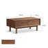 Lenola Natural Solid Walnut Coffee Table