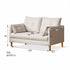 Lentini Fabric Sofa