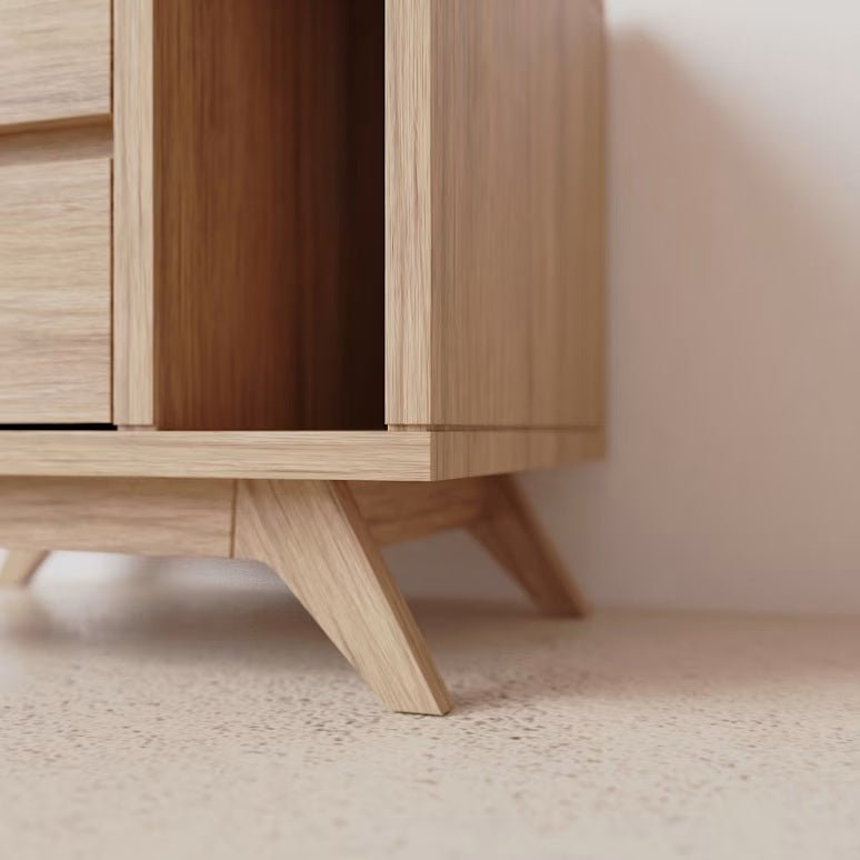 Letur Natural Solid Oak Bedside Table