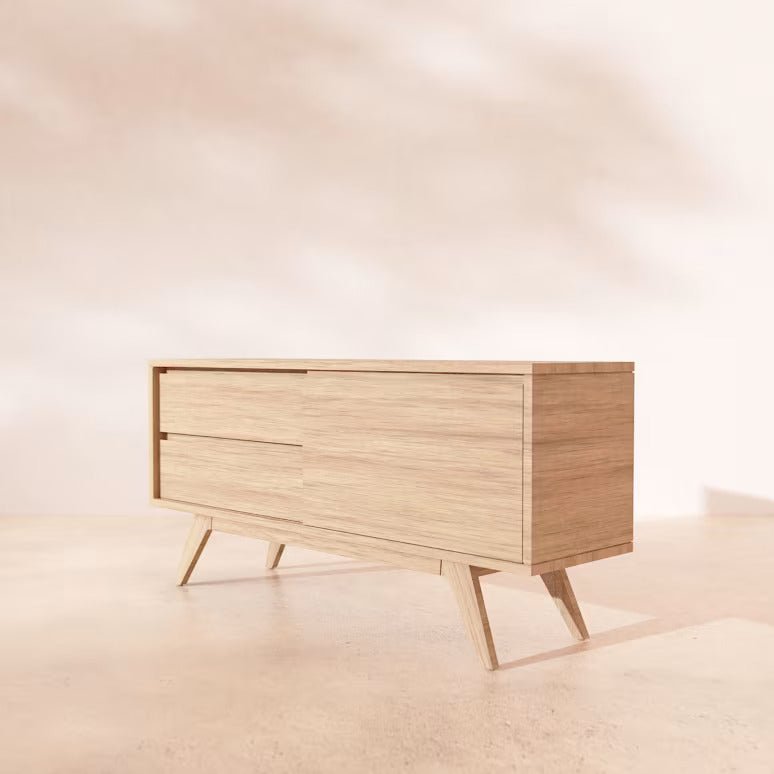 Letur Natural Solid Oak Entertainment Unit