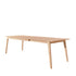 Letur Natural Solid Oak Extending Dining Table