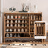 Limina Natural Solid Oak Shoe Cabinet with Ceramic Top