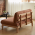 Limoges Natural Solid Oak Corduroy Sofa