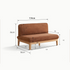 Limoges Natural Solid Oak Corduroy Sofa