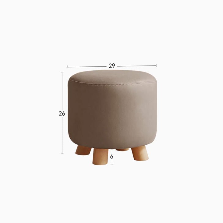 Lingbo Solid Beech Dressing Stool - Oak Furniture Store