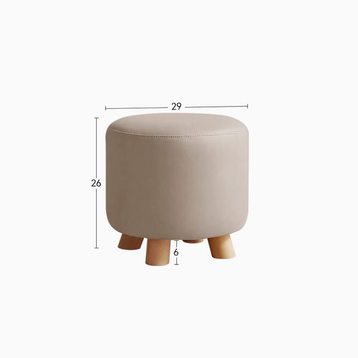 Lingbo Solid Beech Dressing Stool - Oak Furniture Store