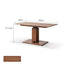 Linnich Natural Solid Walnut Height Adjustable Coffee Table