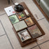 Linnich Natural Solid Walnut Height Adjustable Coffee Table
