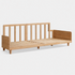 Lipari Natural Solid Oak Chenille Sofa