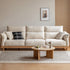 Lipari Natural Solid Oak Chenille Sofa