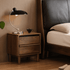 Lisburn Natural Solid Walnut Bedside Table