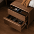 Lisburn Natural Solid Walnut Bedside Table