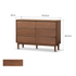 Lisburn Natural Solid Walnut Chest of Drawers