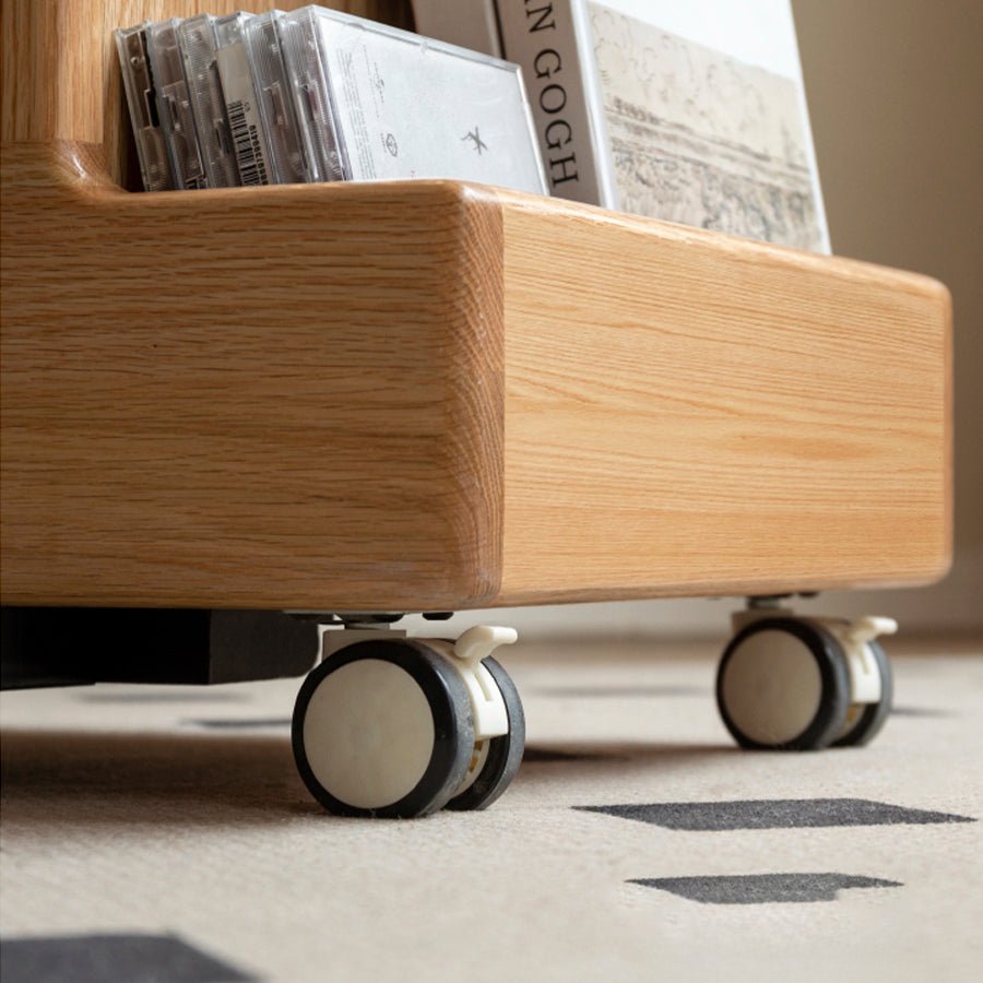 Liverpool Solid Oak Height Adjustable Side Table | Oak Furniture Store