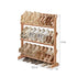 Lodine natural solid beech shoe shelf with open breathable design for shoe storage in NZ homes