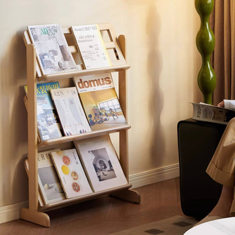 Lodine natural solid beech shoe shelf with open breathable design for shoe storage in NZ homes