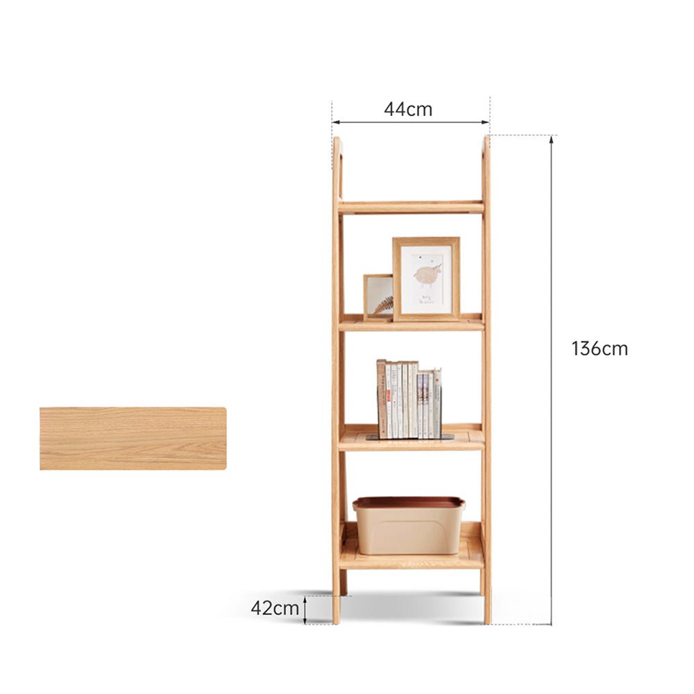 Loitz Natural Solid Oak Storage Shelf | Oak Furniture Store