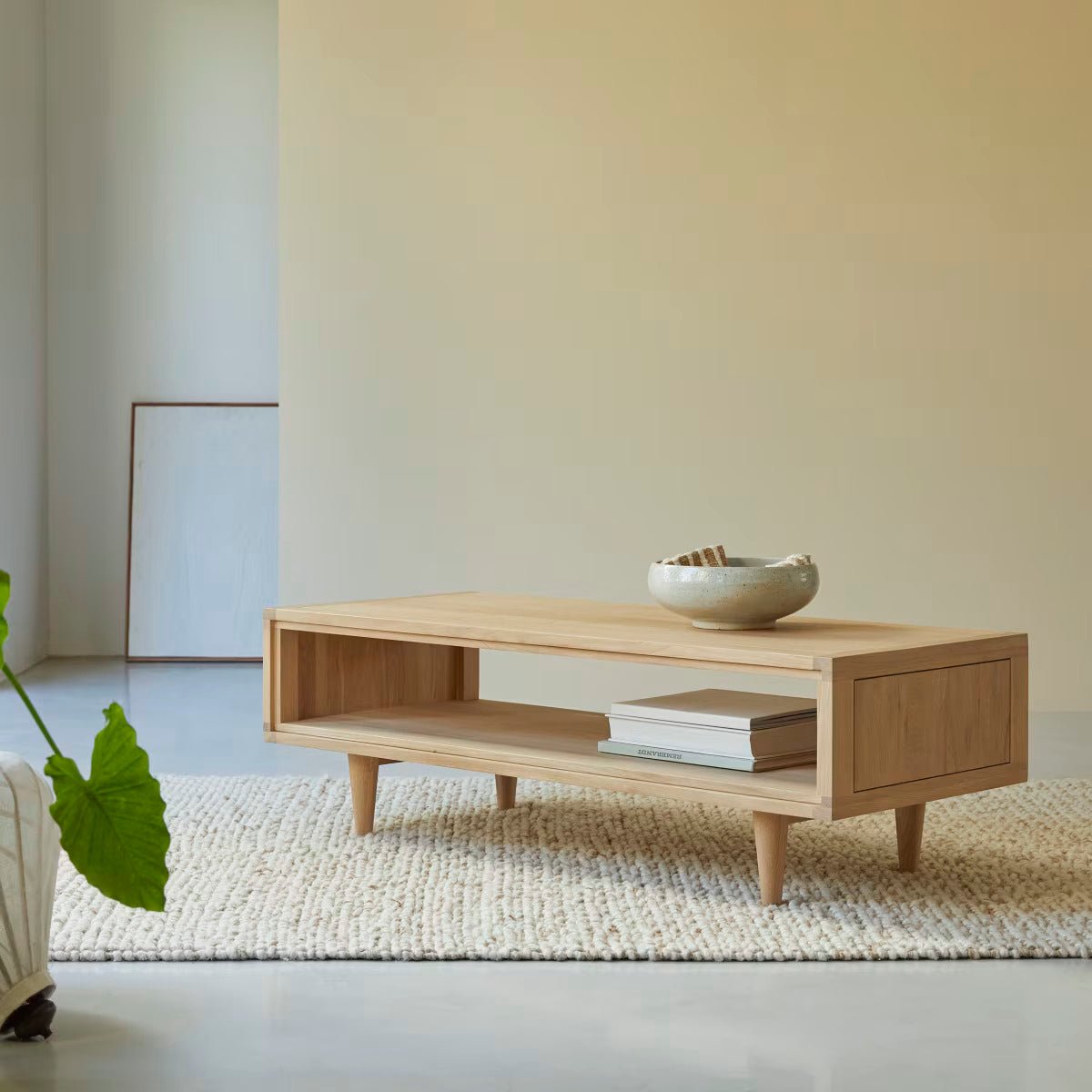 Lorris Natural Solid Oak Coffee Table - Oak Furniture Store