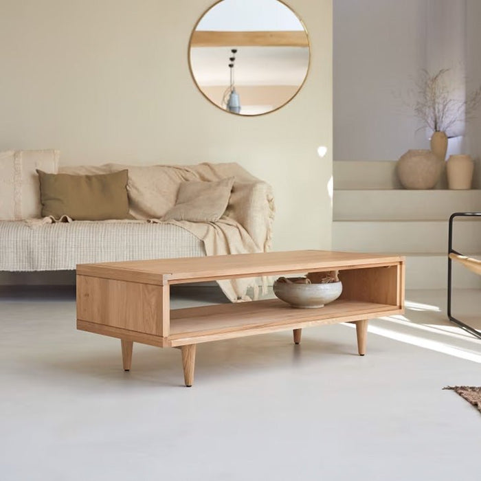 Lorris Natural Solid Oak Coffee Table